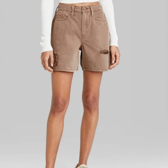 Wild Fable Highest Rise Bermuda Shorts Size 27/4 EUC - Picture 10 of 10